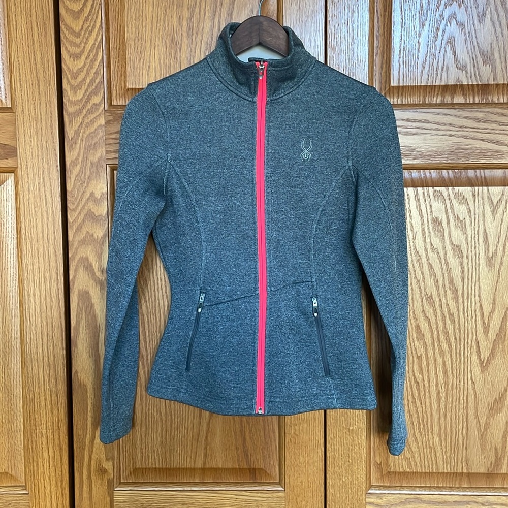 Spyder Core Sweater, Pink/Gray, Size S